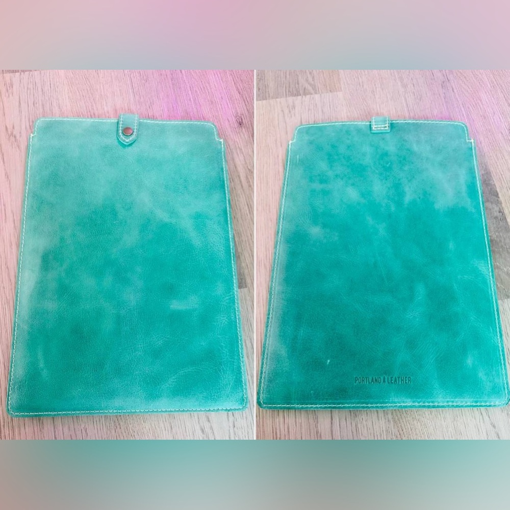 Portland Leather Goods Computer Laptop Sleeve - Reef